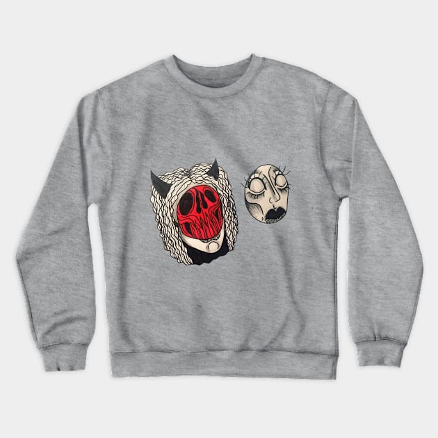 The fear within Crewneck Sweatshirt by alittlebitofdeath